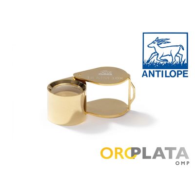 Loupe 18mm 10X ANTILOPE, Gold