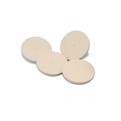 Spanish Felt wheel buffs hard, 4 "x1 / 2"