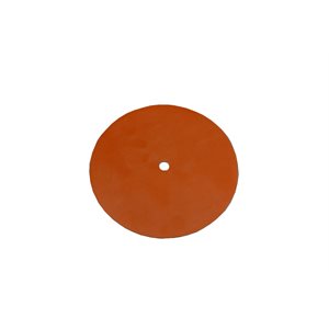 Red Silicon Pad, 7" Diameter, 1 / 2" Hole,