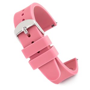 Speidel Scrub Watch Replacement Band Rubber Band 18mm, Pink