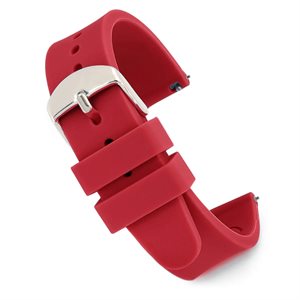 Speidel Scrub Watch Replacement Band Rubber Band 18mm, Red