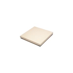 Cordiorite Soldering Board with Rubber Feet, 6" x 6" x 1 / 2", 15x15cm