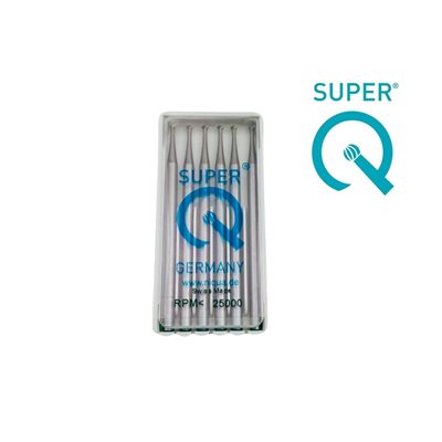 Round Burs, SUPER Q, 1.3mm, (6 / Pk)