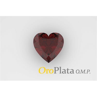 Garnet 6.0, heart, red