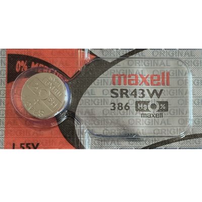 Maxell Battery, SR43W / 386