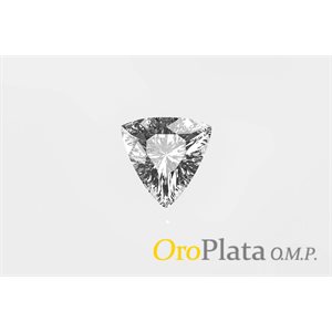 Cubic Zircon, 7.0, Triangle, White