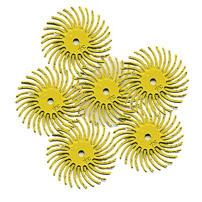 Bristle Disc 3 / 4 "pkg 6, 80 Grit, yellow