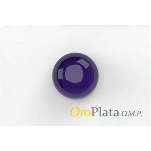 Amethyst 3.5mm, Round, Cabochon, Purple