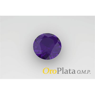 Amethyst, 4.5, Round, Purple