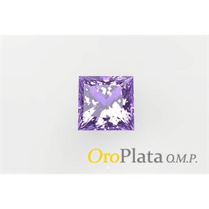 Amethyst, 8.0mm, Square, Violet