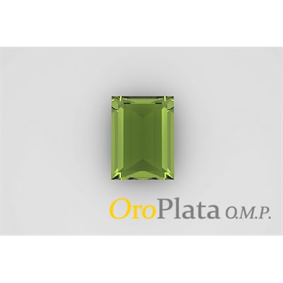 Août, Synthétique, 5mmx3mm, Rectangle, Vert