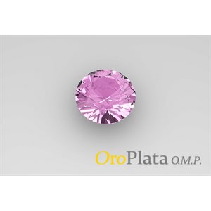 Diamant, 1pts, 1.3mm, Rond, Rose