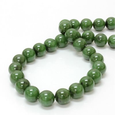 Jade, 10.0mm, Collier, Vert