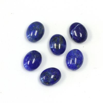 Lapis Lazuli, 10x8, Ovale cabochon, Bleu