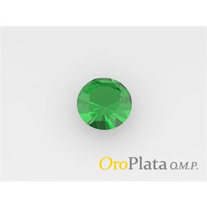 Pierre du Rhin, Mai, 1.5mm, Rond, Vert