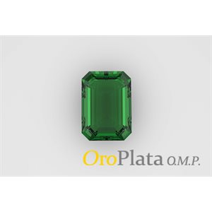 May cz synt., 7x5, Octagon, Green