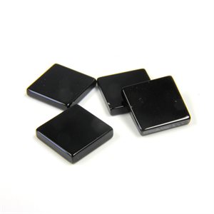 Onyx, 10.0mm, Square, Black