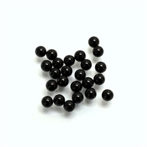 Onyx, 4.0mm, Bead, Drilled, Black