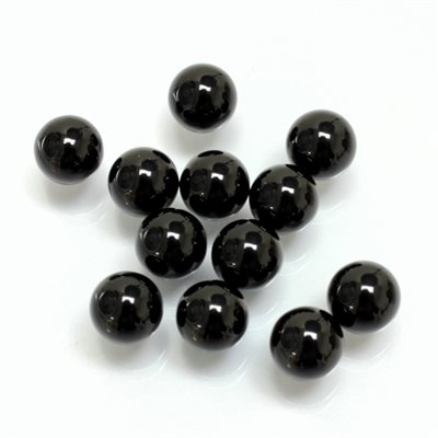 Onyx, 8.0mm, Bead,, Drilled, Black