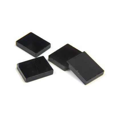 Onyx, 8mmx6mm, Rectangle, Black