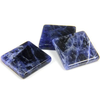 Sodalite, 12.0mm, Square, Blue