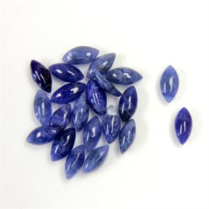 Sodalite 8mmx4mm, Marquise, Cabochon, Blue