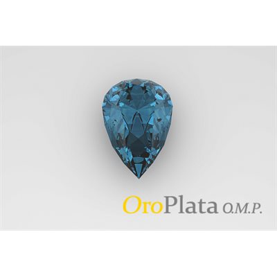 London Blue Topaz,10x7, Pear, Blue