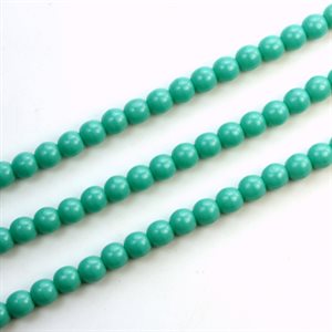 Turquoise, 4.0mm, Collier, Bleu